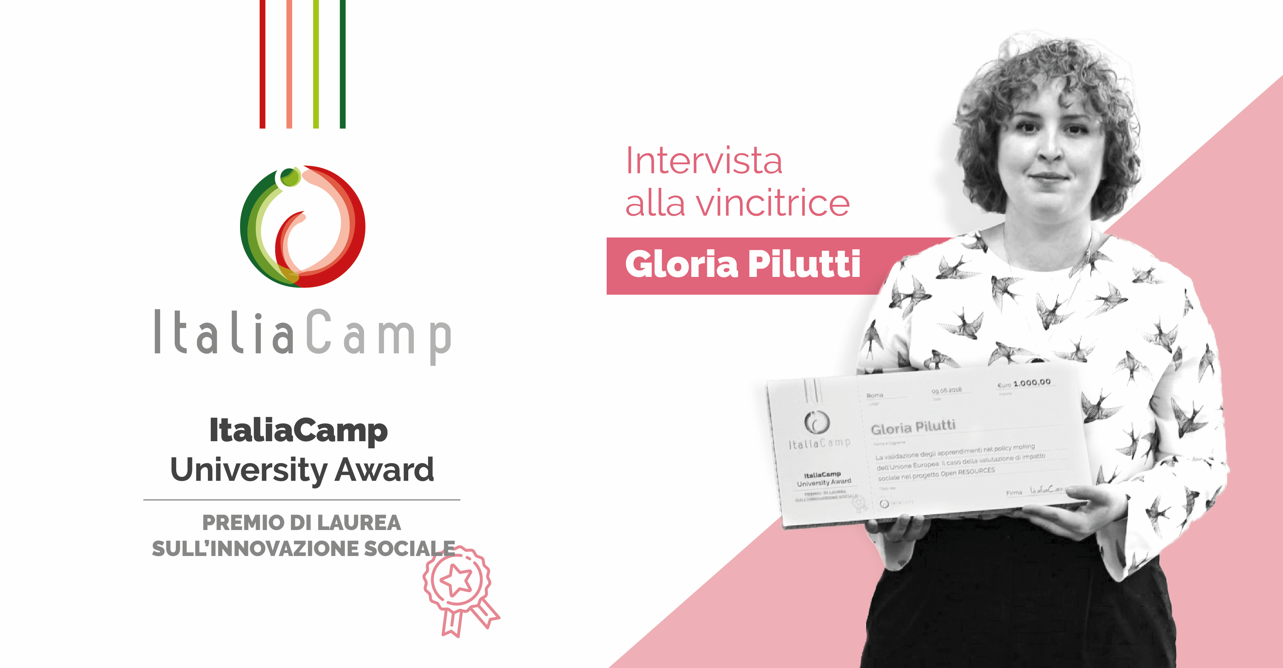 ItaliaCamp University Award intervista a Gloria Pilutti