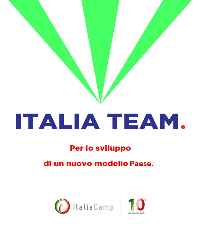 Copertina del documento sul modello degli Italia Team