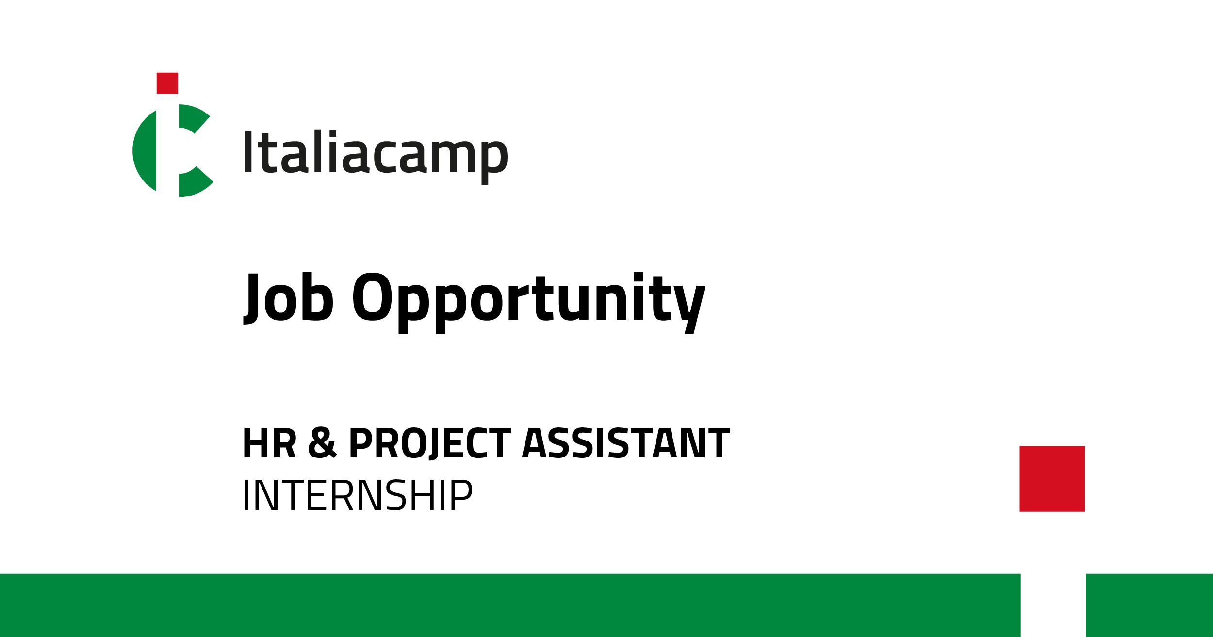 Job opportunity: HR & Project Assistant Internship