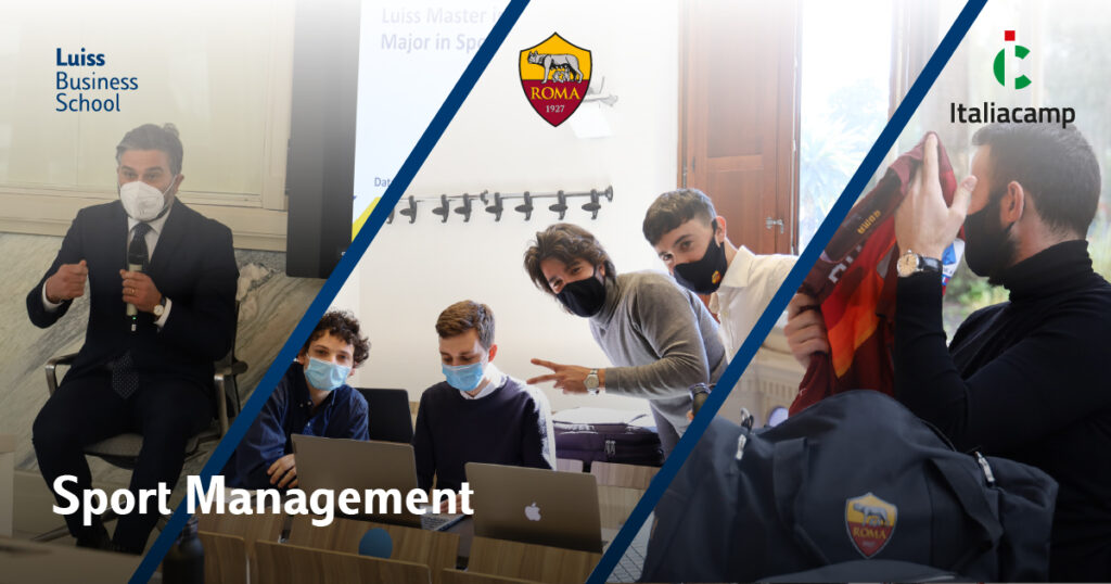 Italiacamp AS Roma Luiss Master in Sport Management