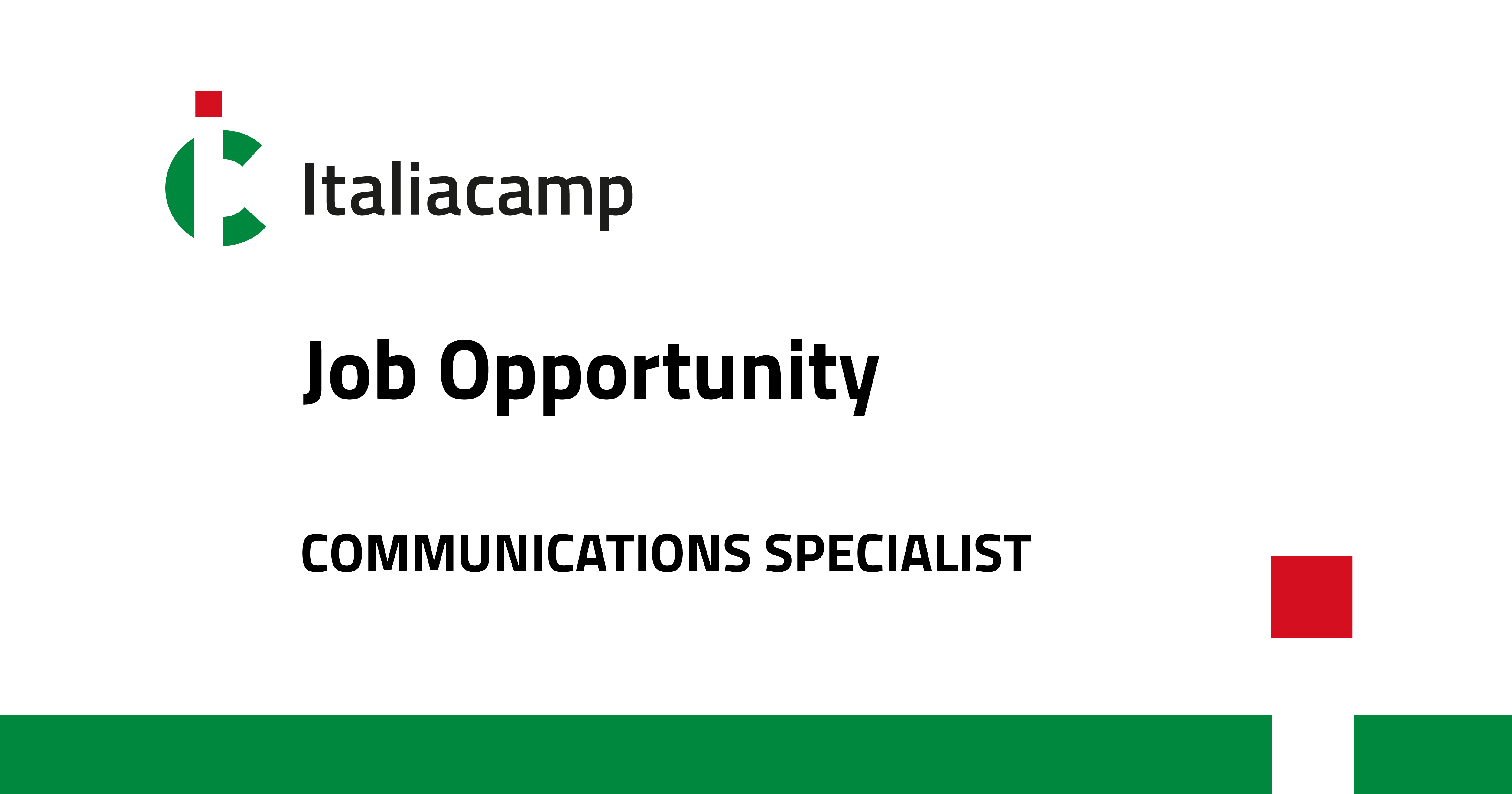 Italiacamp Communications Specialist