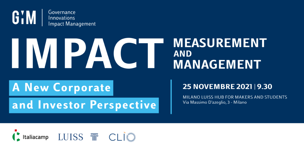 Impact Measurement and Management Giim Italiacamp Milano Luiss Hub